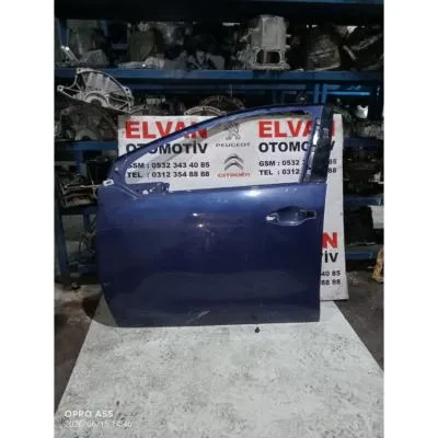 208 2012-2019 BOŞ MAVİ SOL ÖN KAPI