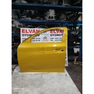 208 2020-2025 BOŞ SARI SOL ÖN KAPI