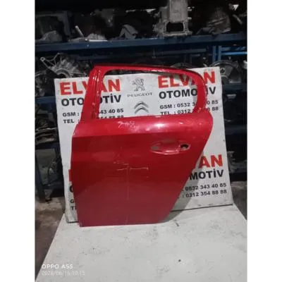 208 2020-2025 BOŞ KIRMIZI SOL ARKA KAPI 