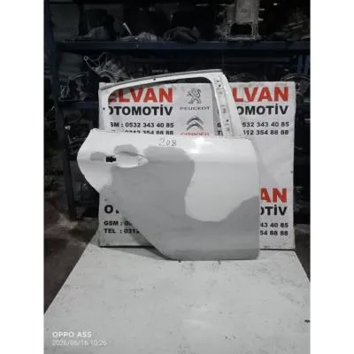 208 2012-2019  BOŞ BEYAZ SAĞ ARKA KAPI 