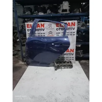 208 2012-2019 BOŞ MAVİ SOL ARKA KAPI 