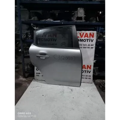 C3 2017-2024  DOLU GRİ SAĞ ARKA KAPI