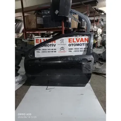 207 BOŞ SİYAH SOL TEK KAPI
