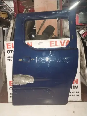 BERLİNGO 2020-2024 BOŞ MAVİ SOL ARKA KAPI 