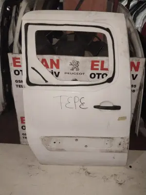 BERLİNGO PARTNER TEPEE 2009-2019 BOŞ BEYAZ KAPALI KASADAN AÇMA SAĞ ARKA KAPI 
