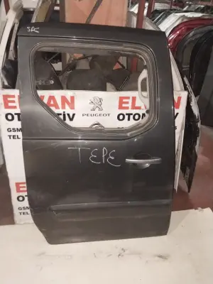 PARTNER TEPEE 2009-2019 DOLU SİYAH SAĞ ARKA KAPI 